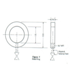 ASME B16.5 Bleed Ring Dimensions