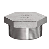 ASTM A182 Incoloy Threaded / Screwed Hex Plug