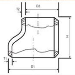 ASME B16.9 Buttweld Incoloy 800 Pipe Fitting Dimensions