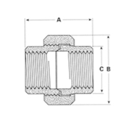 ASME B16.9 Threaded / Screwed Union Dimensions